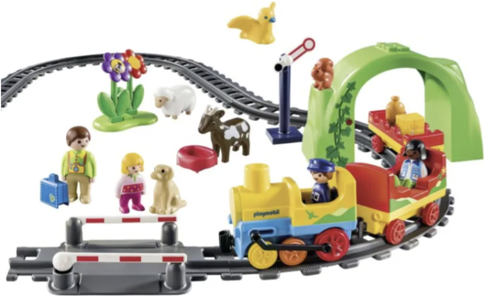 Playmobil Σετ Τρένου Με Ζωάκια